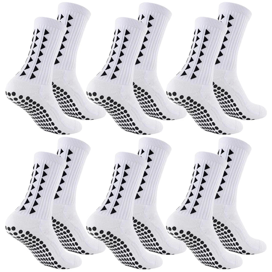 Football Grip Socks (6 Pairs)