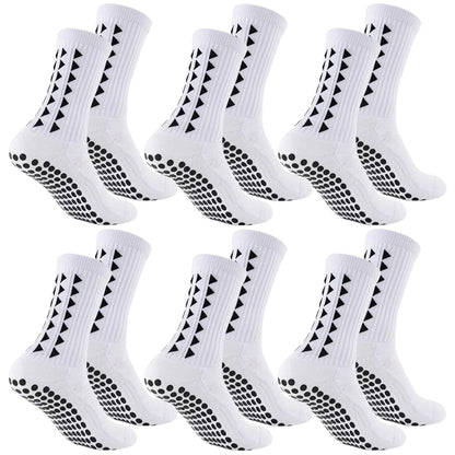 Football Grip Socks (6 Pairs)