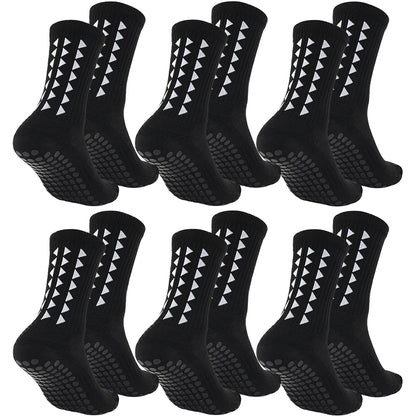 Football Grip Socks (6 Pairs)